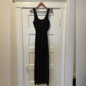 Lush Black Maxi Dress